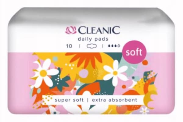 Cleanic Soft dagbindor med vingar 10 st