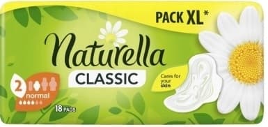 Naturella Classic bindor med vingar 18 st.