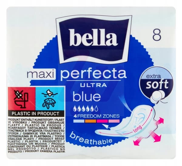 Bella Perfecta Ultra Maxi imukykyiset pikkuhousunsuojat 8 kpl
