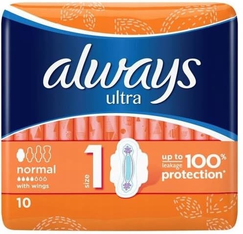 Always Ultra Normal bindor med vingar 10 st.