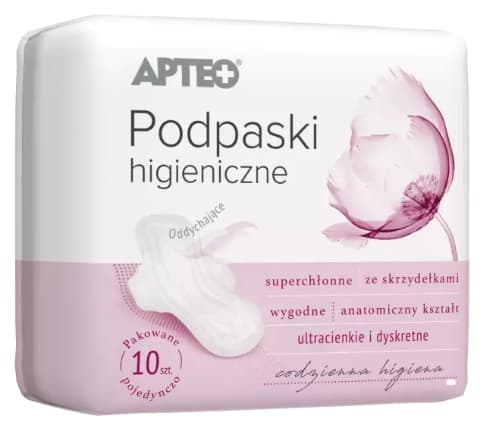 HYGIENEBIND tynde med vinger x10