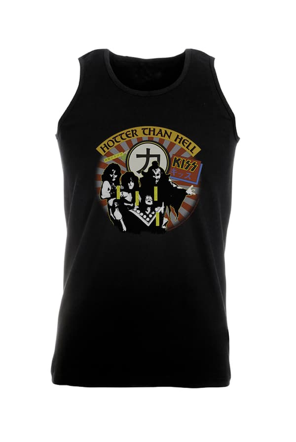 Kiss - Hotter than Hell Hihaton T-Paita