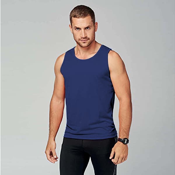 Kariban Proact Mens Sleeveless Sports Training Vest