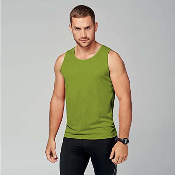 Kariban Proact Mens Sleeveless Sports Training Vest