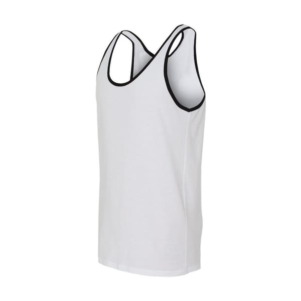 Canvas voksen Unisex Jersey Jersey Tank Top uden ærmer