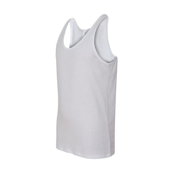 Canvas voksen Unisex Jersey Jersey Tank Top uden ærmer