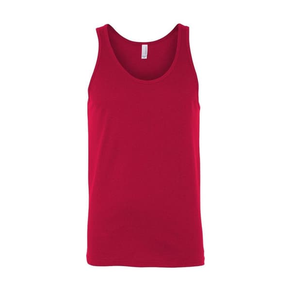 Canvas vuxna Unisex Jersey Jersey ärmlös tank topp