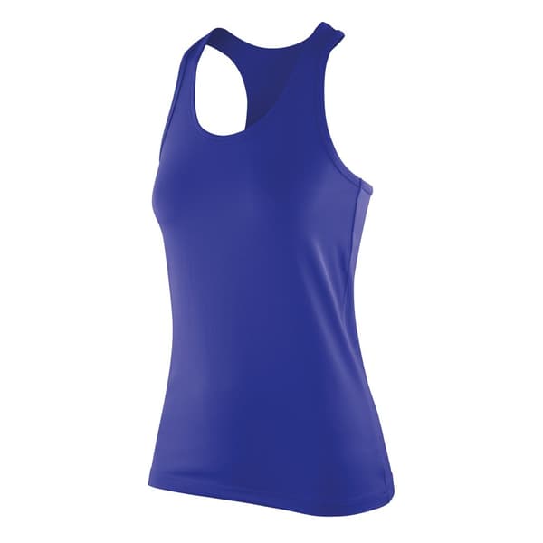Spiro Womens/Ladies Softex Stretch Fitness Sleeveless Vest Top