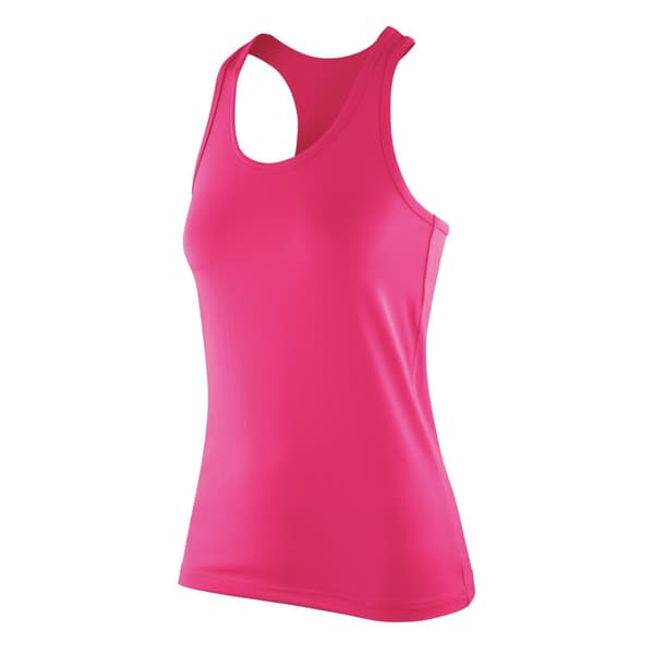 Spiro Kvinnor/Damer Softex Stretch Fitness Vest utan ärm