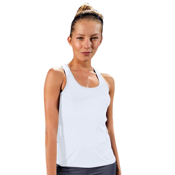 Tri Dri Womens/Ladies Panelled Fitness Sleeveless Vest