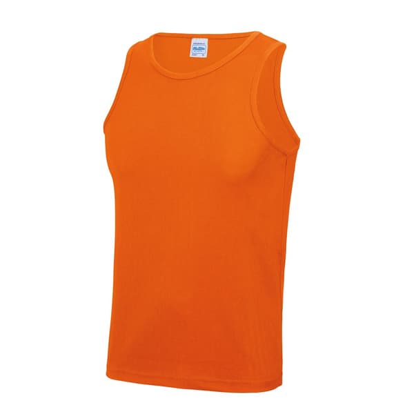 AWDis Just Cool Mens Sports Gym Plain Tank / Vest Top