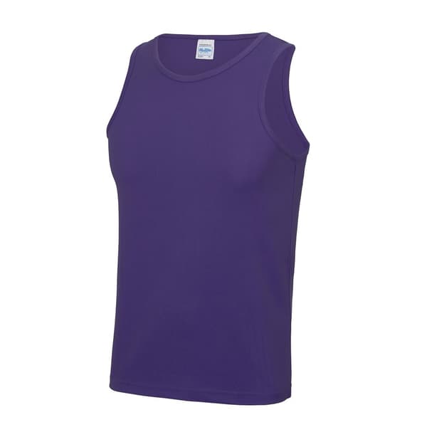 AWDis Just Cool Herre sport gymnastik almindelig tank / vest top