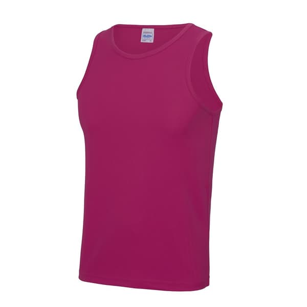 AWDis Just Cool Herre sport gymnastik almindelig tank / vest top