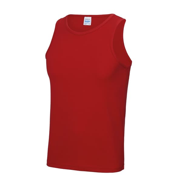 AWDis Just Cool Herre sport gymnastik almindelig tank / vest top
