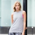 Miniatyrbilde 2 av 2: SF Womens/Ladies High Neck Sleeveless Vest / Top