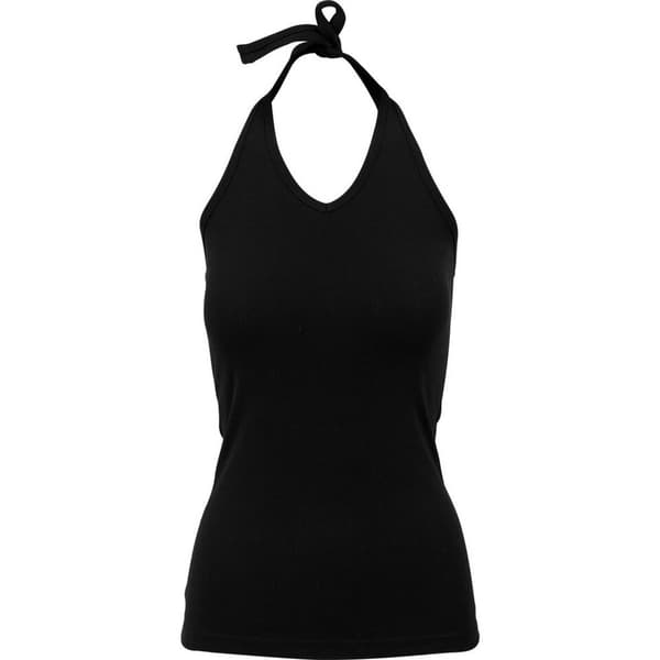 Build Your Brand Womens/Ladies Sleeveless Halter Neck Shirt
