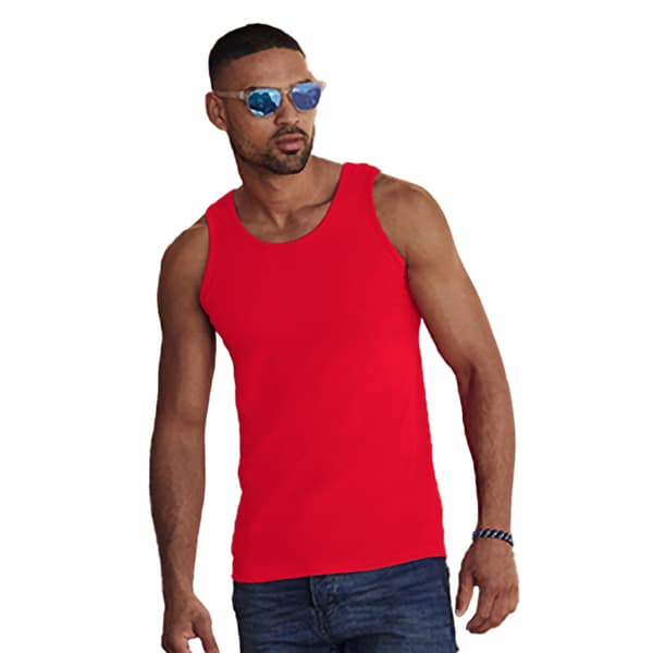Fruit Of The Loom Mens Athletic Sleeveless Vest / Tank Top