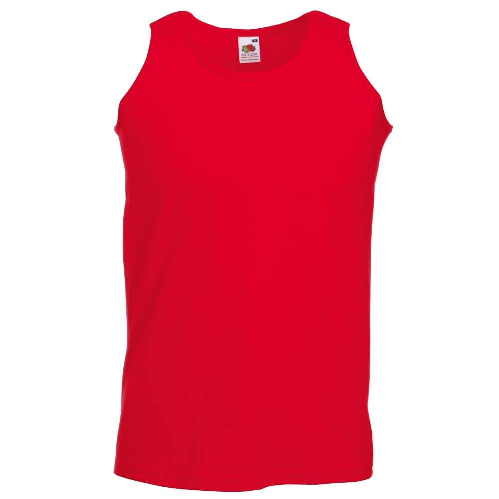Fruit of the Loom Mens atletisk ärmlös väst / tank top