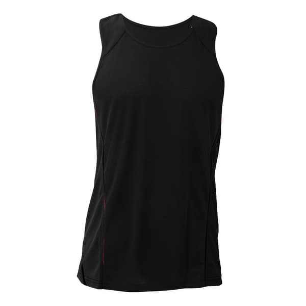 Gamegear® Mens Cooltex® Sports Sleevless Vest Top / Mens Sportswear Black/Black L