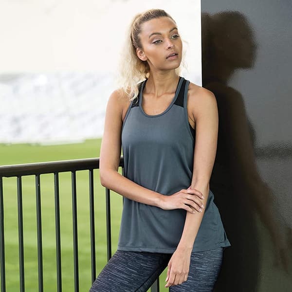 AWDis Just Cool Womens/Ladies Girlie Smooth Workout ärmlös väst