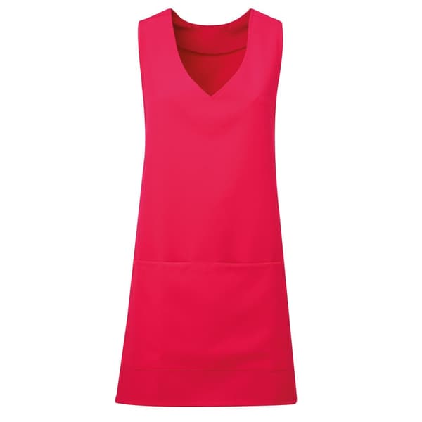 Premier Kvinnor/Damer Wrap Around ärmlös tunika förkläde Hot Pink L/XL