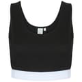 Miniatyrbilde 1 av 3: Skinni Fit Womens/Ladies Fashion Sleeveless Crop Top