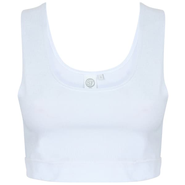 Skinni Fit Kvinder/Damer mode ærmeløs Crop Top