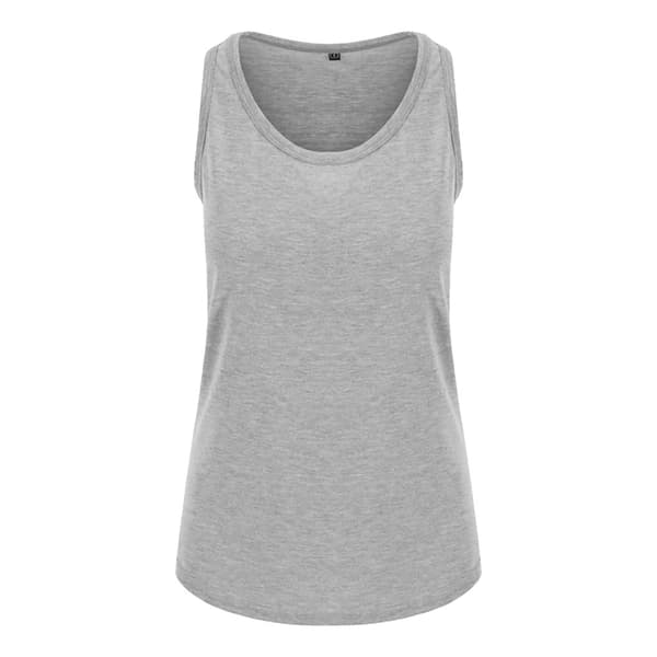 AWDis Just Ts Womens Girlie Tri-Blend Vest Heather Grey M