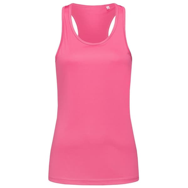 Stedman Womens/Ladies Active Poly Poly Sleeveless Sports Vest