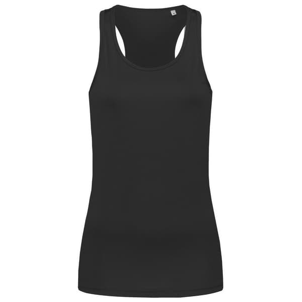 Stedman Womens/Ladies Active Poly Poly Sleeveless Sports Vest