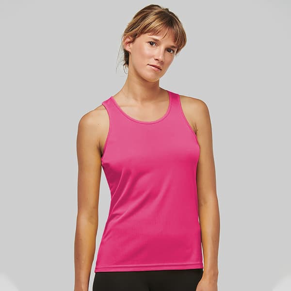 Kariban Proact Womens/Ladies Sleeveless Sports / Training Vest