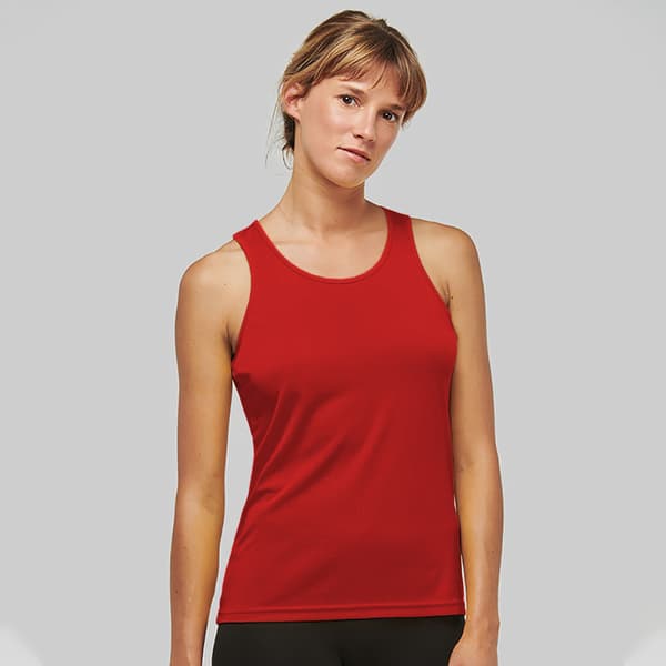 Kariban Proact Womens/Ladies Sleeveless Sports / Training Vest
