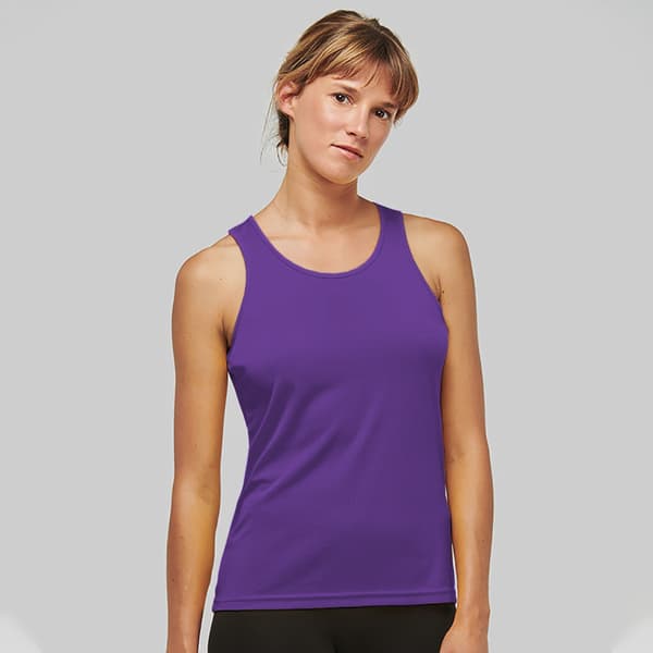 Kariban Proact Womens/Ladies Sleeveless Sports / Training Vest