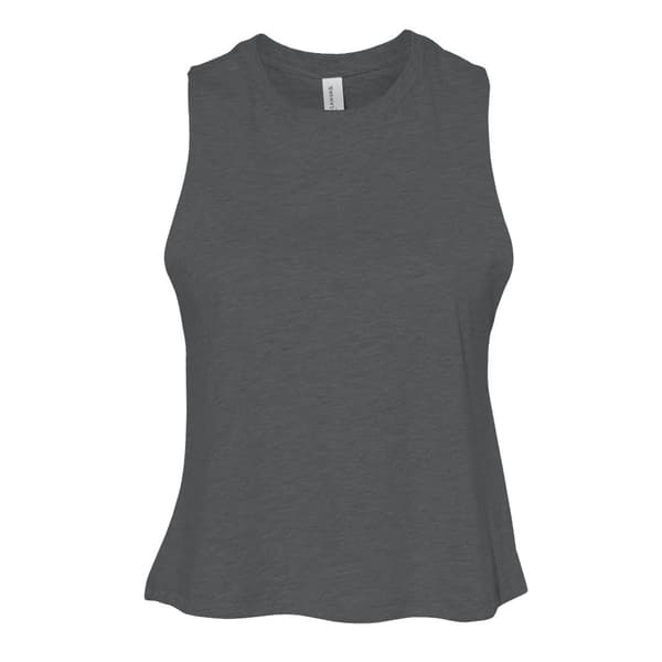 Bella Womens/Ladies Racer Back Cropped Sleeveless Tank Top