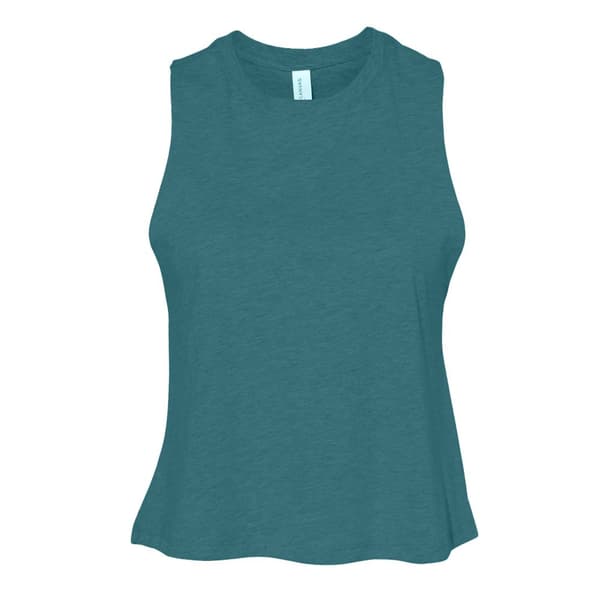 Bella kvinder/damer Racer ryg Cropped ærmeløs tank top