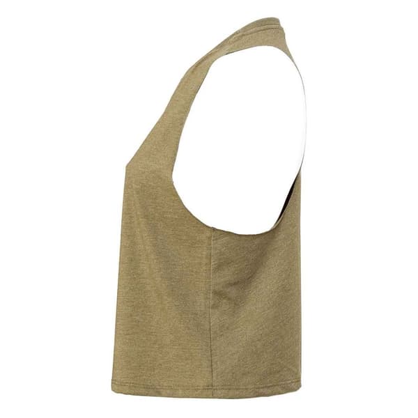 Bella Womens/Ladies Racer Back Cropped Sleeveless Tank Top
