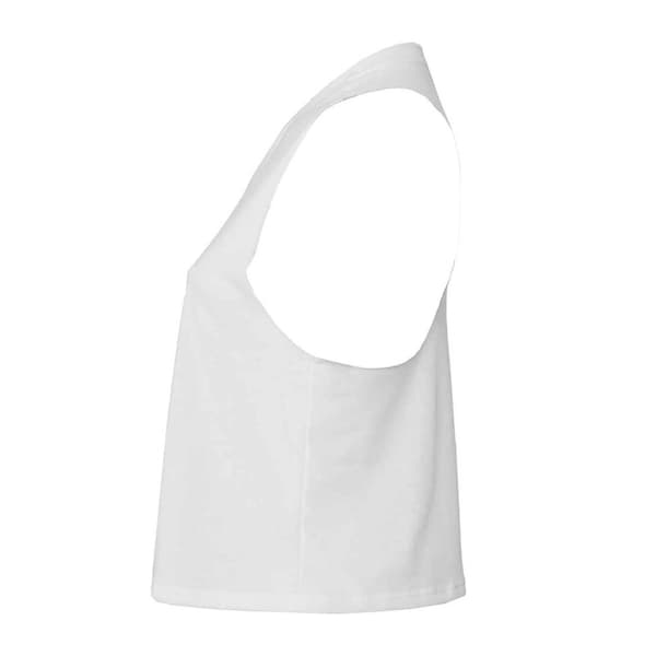 Bella Womens/Ladies Racer Back Cropped Sleeveless Tank Top