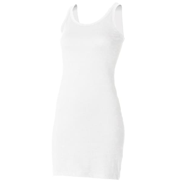 Skinni Fit Ladies/Womens Extra lång stretch-topp/väst White L