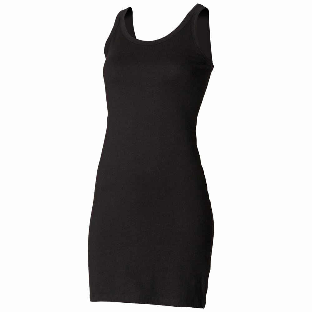 Skinni Fit Ladies/Womens Extra lång stretch-topp/väst