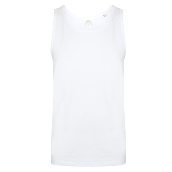 SF Mens Feel Good Stretch Vest White S