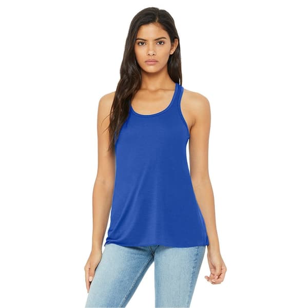 Bella Ladies/Womens Flowy Racerback Tank Top