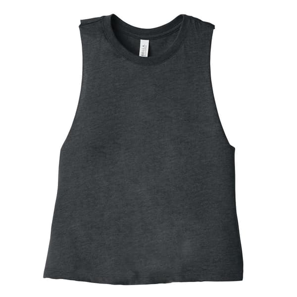 Bella + Canvas Kvinnor/Damer Racerback Cropped Sleeveless Tank Top
