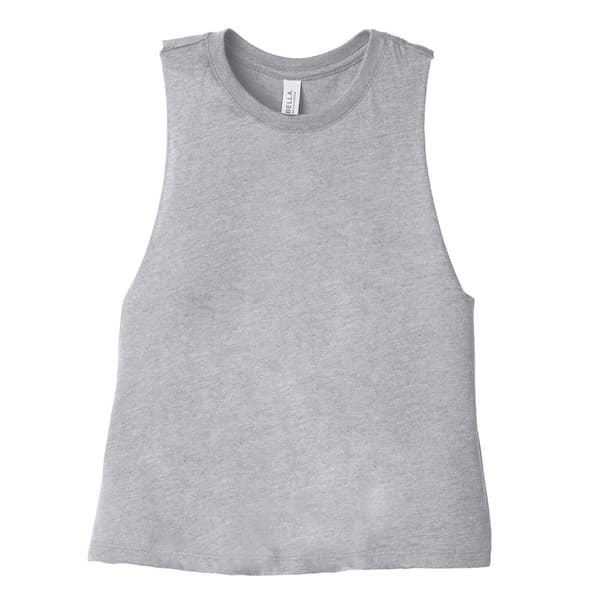 Bella + Canvas Kvinnor/Damer Racerback Cropped Sleeveless Tank Top
