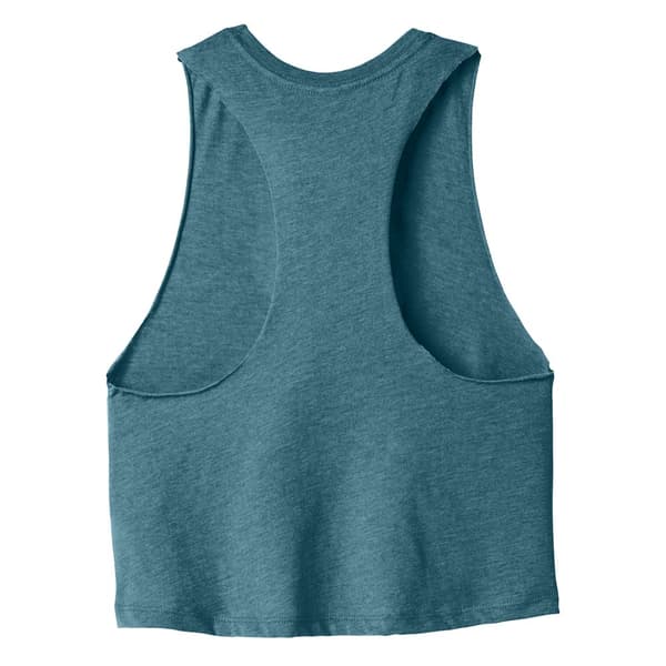Bella + Canvas Kvinnor/Damer Racerback Cropped Sleeveless Tank Top
