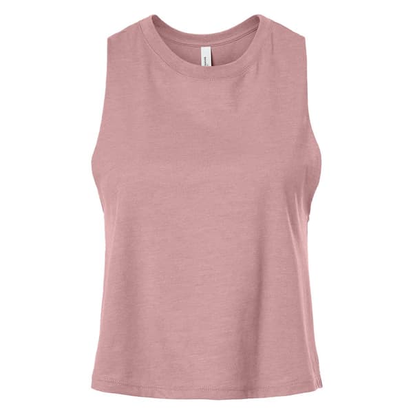 Bella + Canvas Kvinnor/Damer Racerback Cropped Sleeveless Tank Top