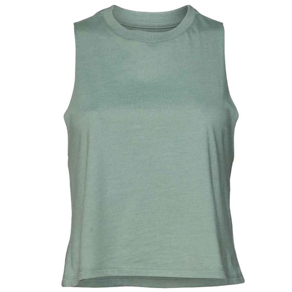 Bella + Canvas Kvinnor/Damer Racerback Cropped Sleeveless Tank Top