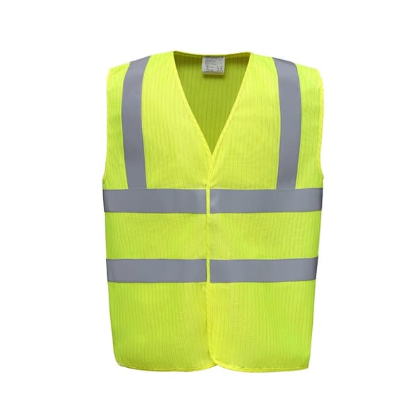 Yoko Hi-Vis Anti-Static Flame Retardant Waistcoat Yellow 3XL