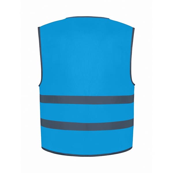 Yoko Childrens/Kids Hi-Vis Two Band Waistcoat