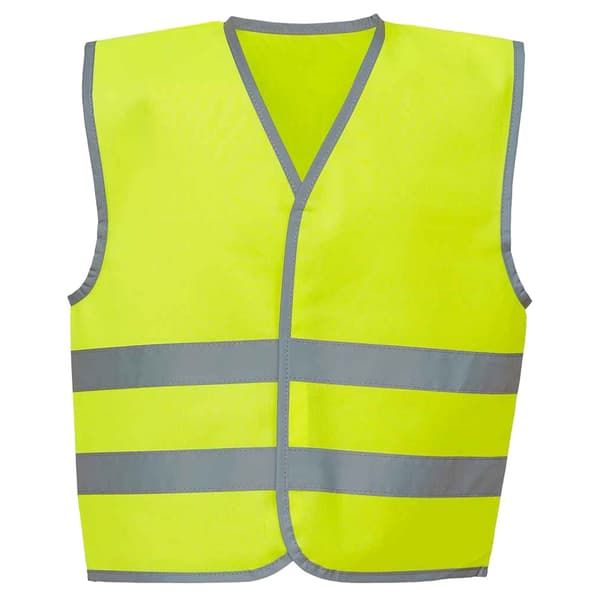 Yoko Børne/børn Hi-Vis vest med to bånd