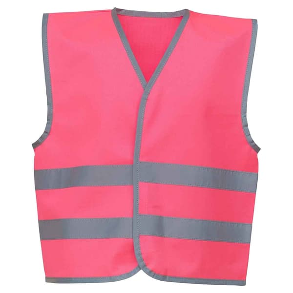 Yoko Børne/børn Hi-Vis vest med to bånd